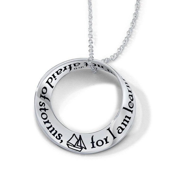 I Am Not Afraid of Storms - Louisa May Alcott Necklace 