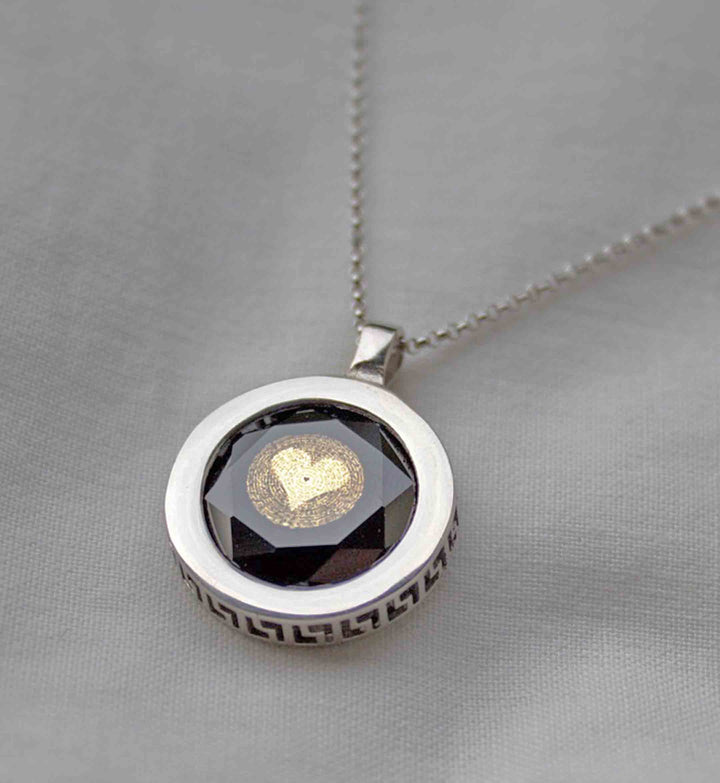 "I Love You" in 120 Languages, 14k White Gold Necklace, Zirconia Necklace 
