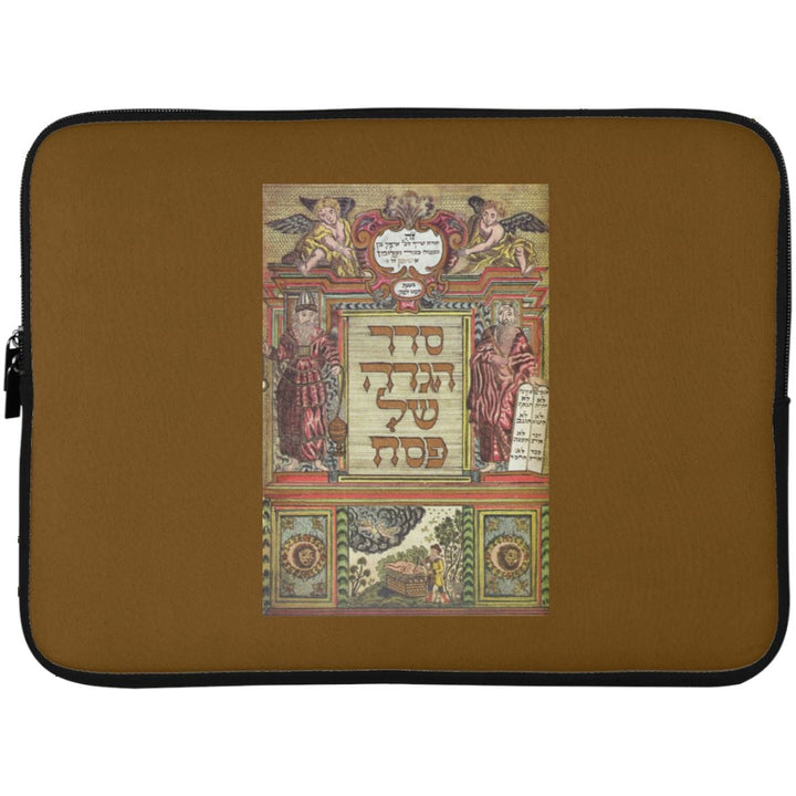Illuminated Manuscript Laptop Sleeve - 15 Inch Laptop Cases Brown One Size 