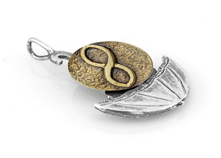 Infinity Sign Medallion of Israel Necklace - Be Infinite Pendant 