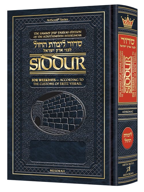 Interlinear siddur weekday ashkenaz full size bnei ey Jewish Books 