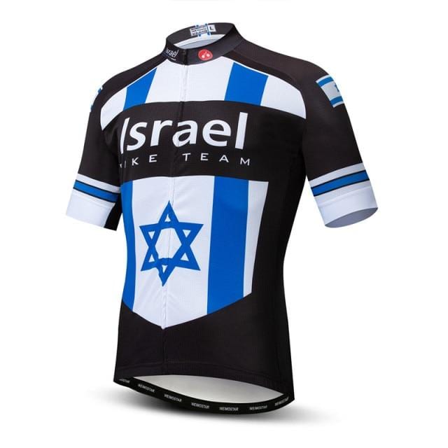 Israel Cycling Mountain Bike Jersey Short Sleeve apparel 1 XL 