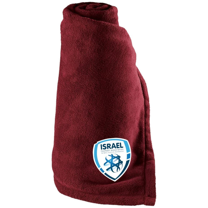 Israel Football / Soccer Sport Large Fleece Blanket Blankets Maroon One Size 
