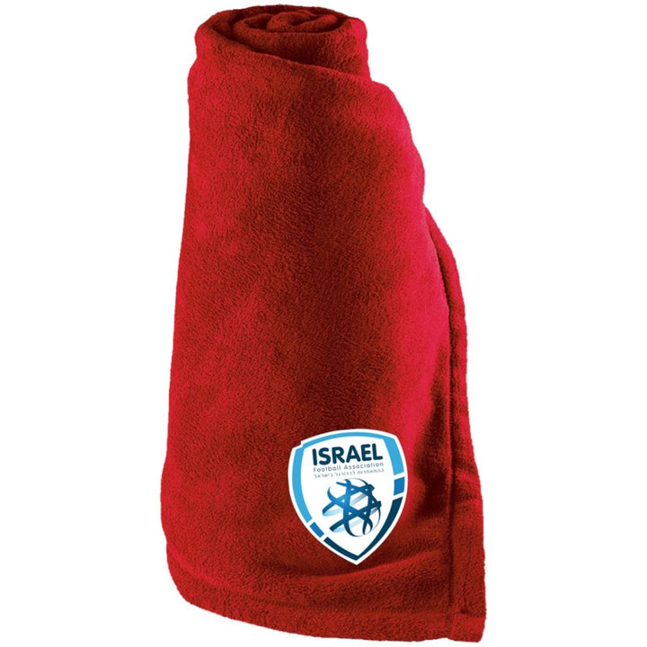 Israel Football / Soccer Sport Large Fleece Blanket Blankets Scarlet One Size 