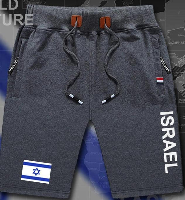 Israel mens shorts workout sweats apparel 