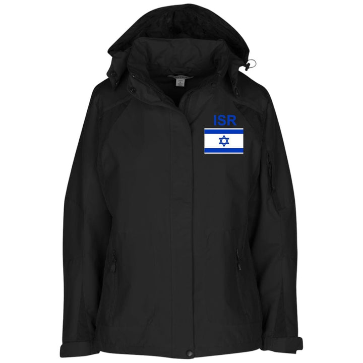 Israel Port Authority Ladies' Embroidered Jacket Jackets Black/Black X-Small 