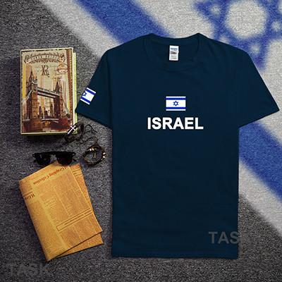 Israel Soccer Jerseys Cotton Shirts apparel Navy XS 