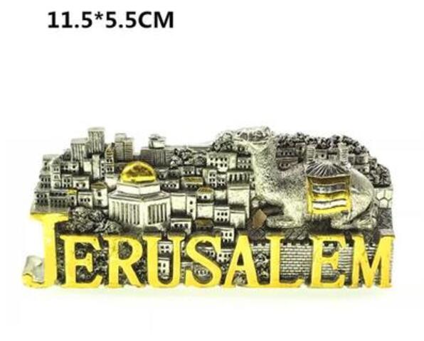 Israel The Ancient City Of Jerusalem 3D Fridge Magnets Travel Souvenir Magnetic Stickers 016 