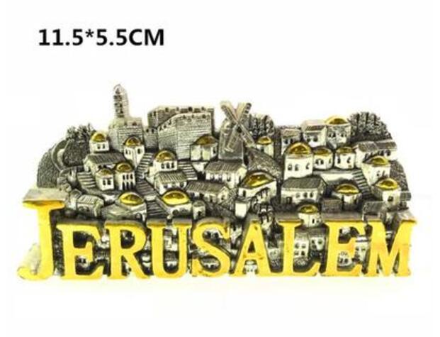 Israel The Ancient City Of Jerusalem 3D Fridge Magnets Travel Souvenir Magnetic Stickers 018 