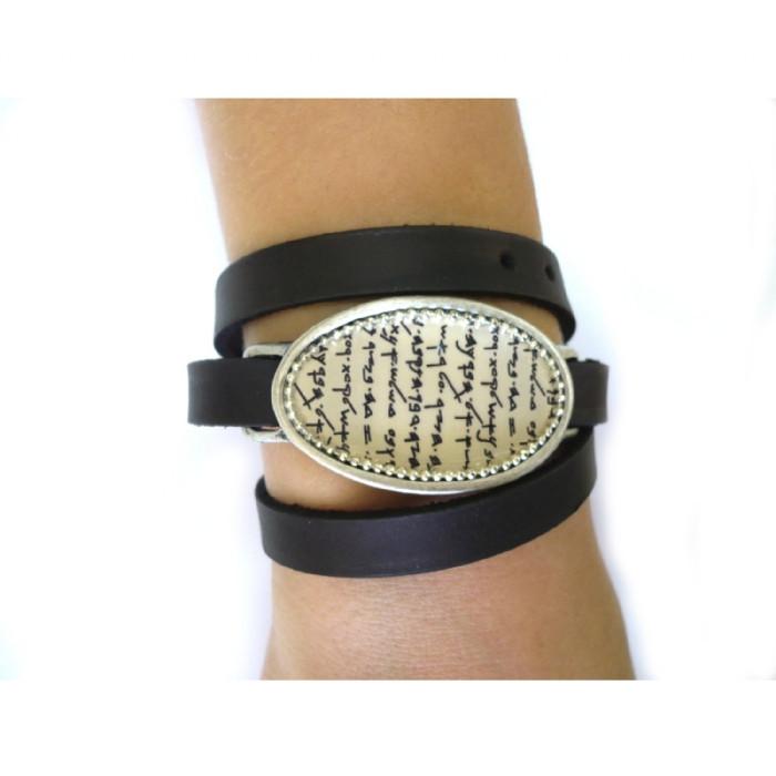 Israeli Leather Fashion Bracelets 