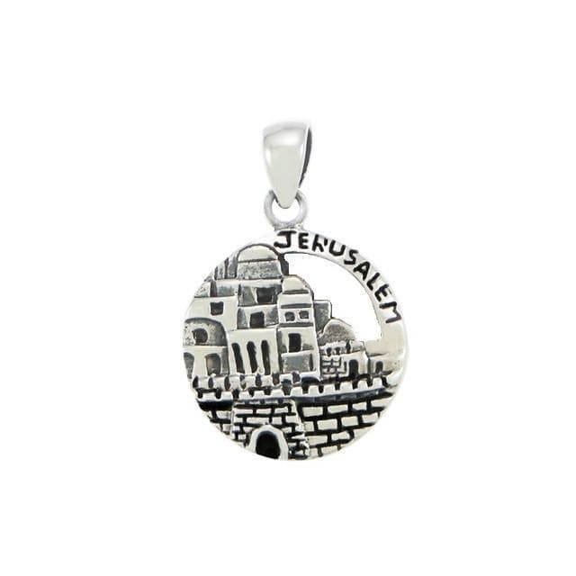 Jerusalem 3D Jewelry Necklace 18 inches Chain (45 cm) 