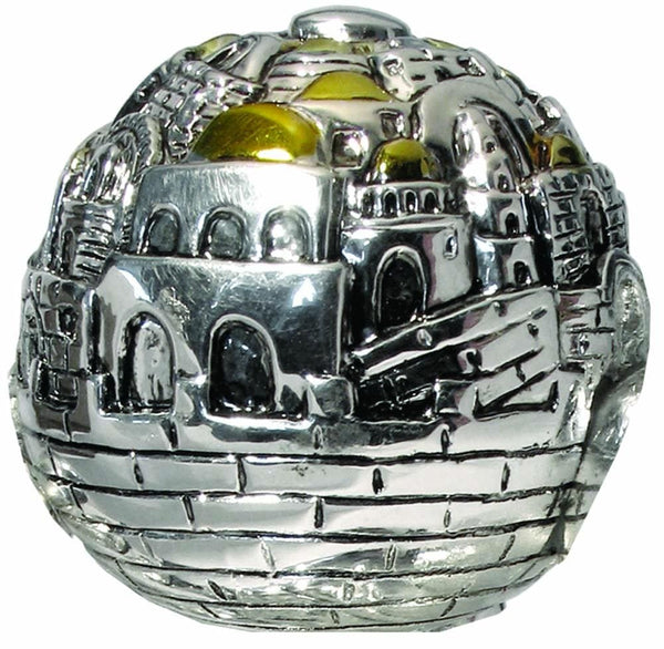 Jerusalem ball Small Silver 925 Elecroforming Figurines 