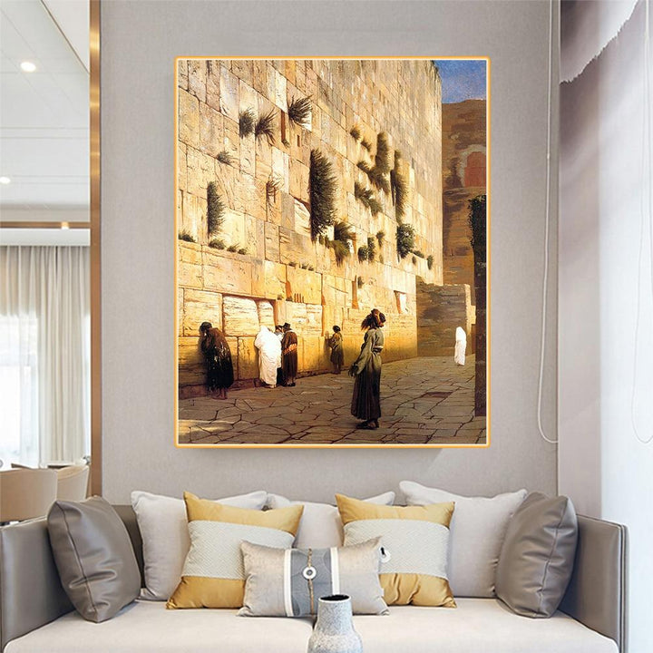 Jerusalem Canvas Oil Painting Wall Art art 