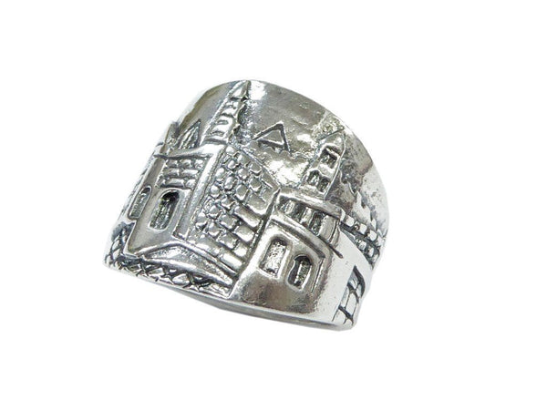 Jerusalem Hand Made 3D Ring 7.7 grams 