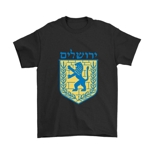 Jerusalem Prayer Shirt - 100% Cotton T-shirt Gildan Mens T-Shirt Black S