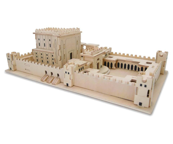 Jerusalem Second Temple 3d Puzzle 26*15*10 Cm Jewish Toys, Kids Toys 