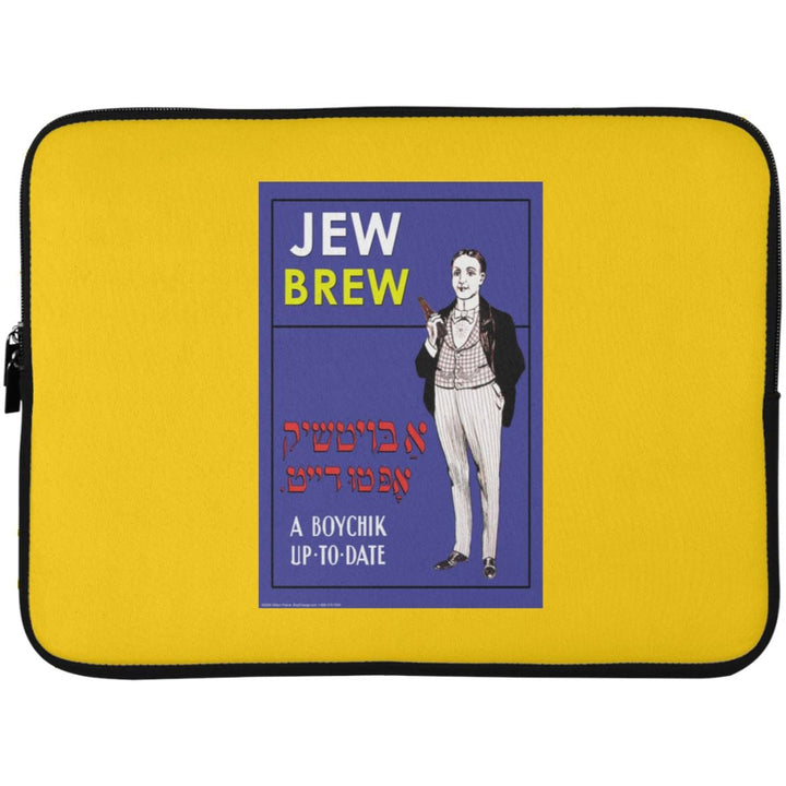 Jew Brew Laptop Sleeve - 15 Inch Laptop Cases Athletic Gold One Size 