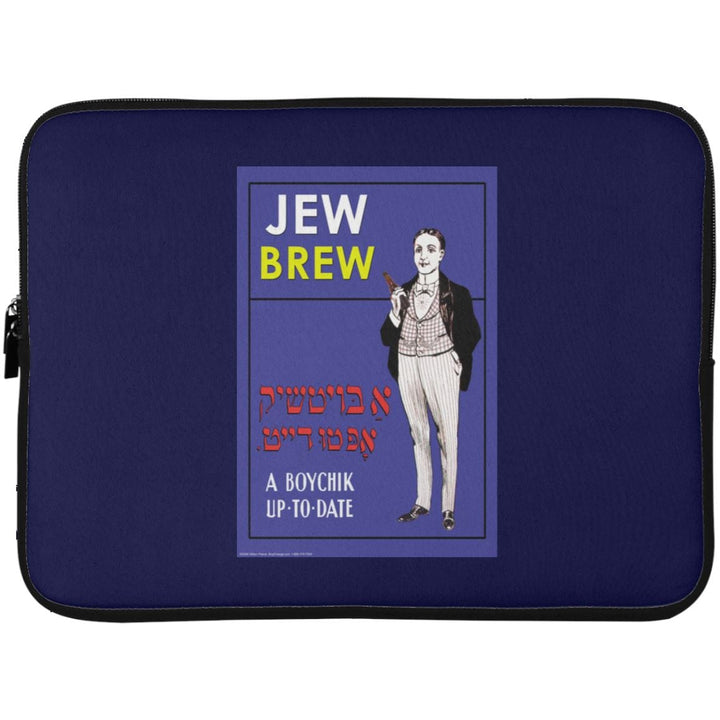 Jew Brew Laptop Sleeve - 15 Inch Laptop Cases Navy One Size 