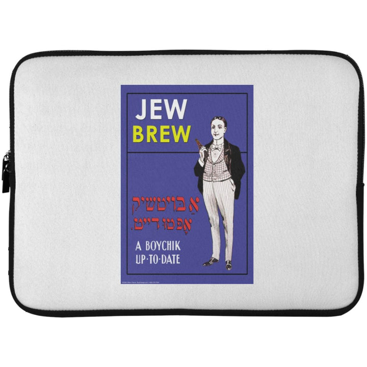 Jew Brew Laptop Sleeve - 15 Inch Laptop Cases White One Size 