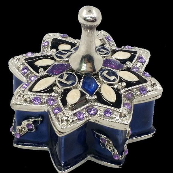 Jewelry Box, jeweled , metal 