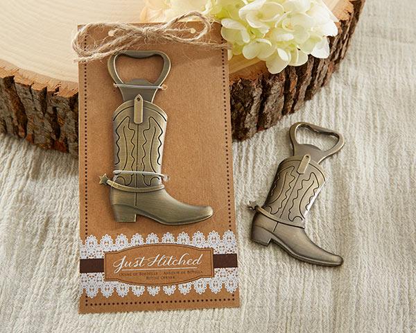 "Just Hitched" Cowboy Boot Bottle Opener "Just Hitched" Cowboy Boot Bottle Opener 