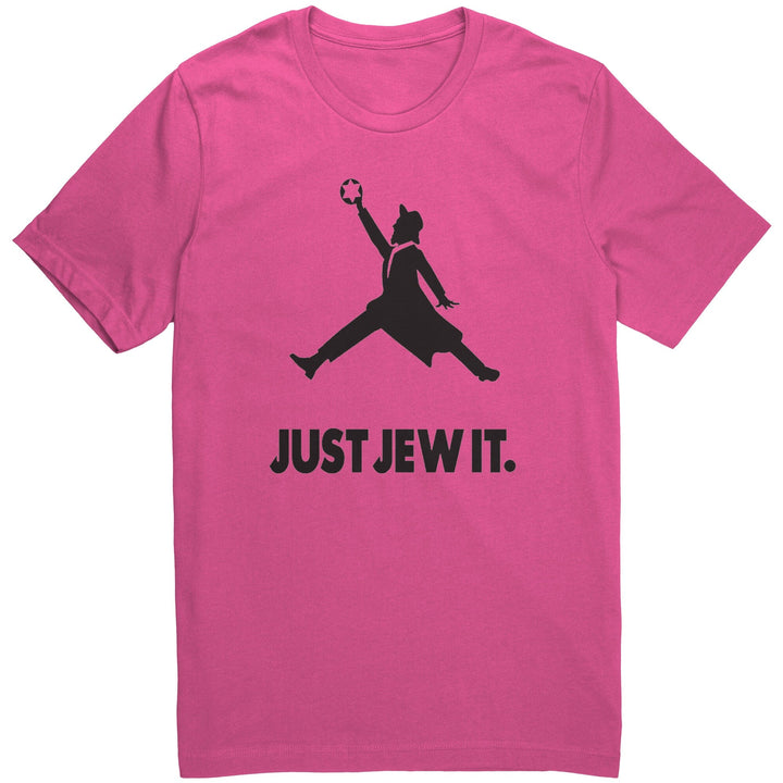Just Jew It Sporty Shirt Tops Apparel Charity Pink S 