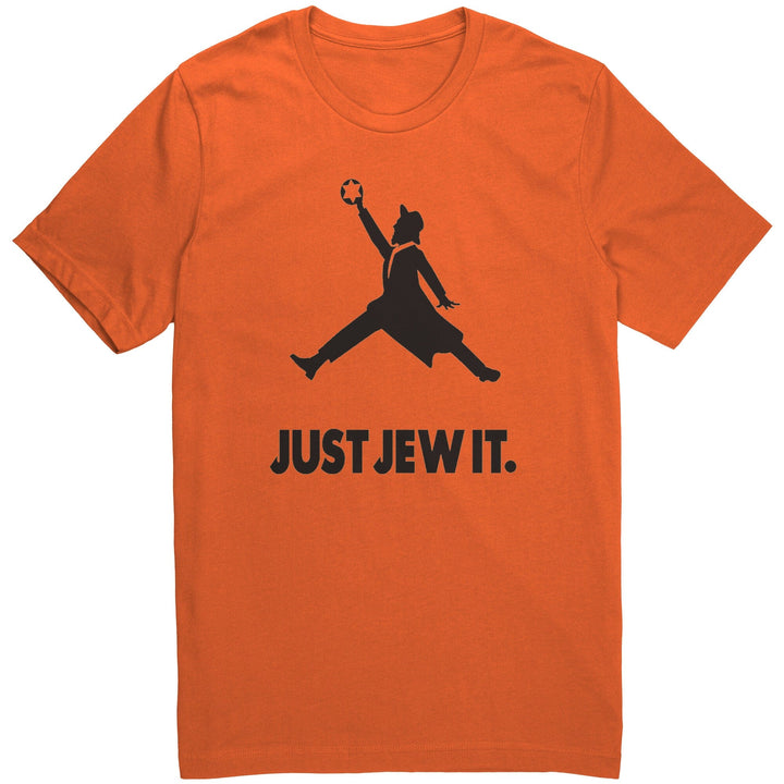 Just Jew It Sporty Shirt Tops Apparel Orange S 