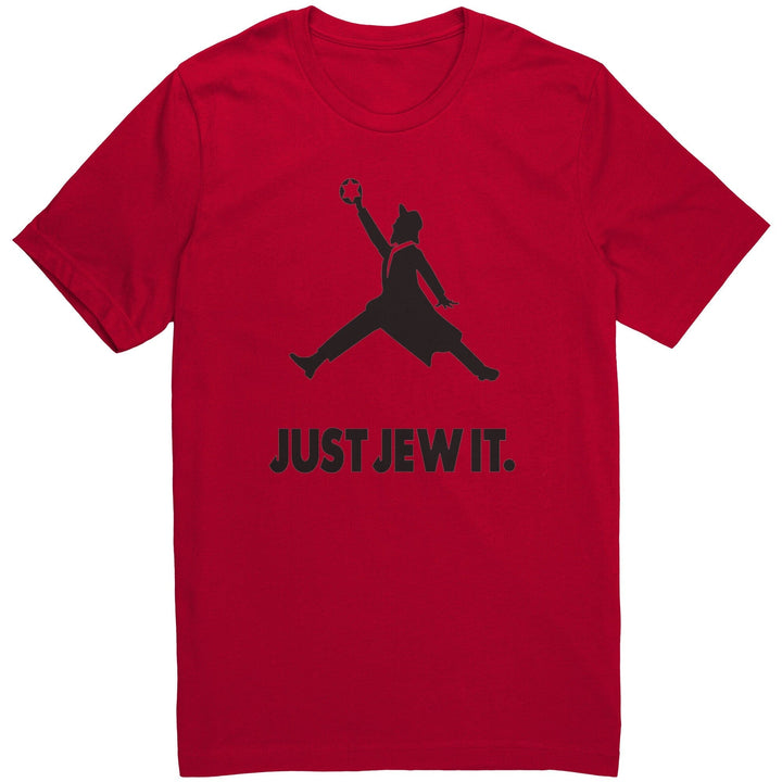Just Jew It Sporty Shirt Tops Apparel Red S 