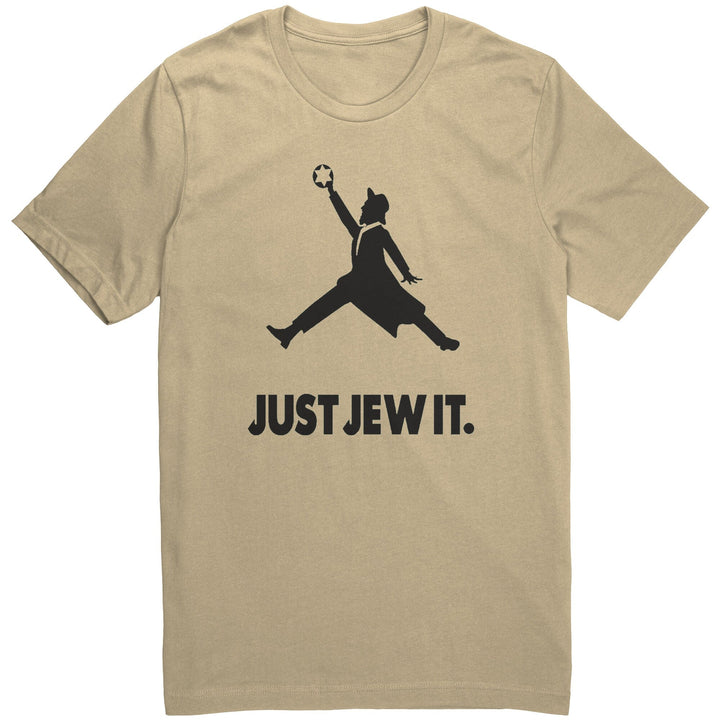 Just Jew It Sporty Shirt Tops Apparel Soft Cream S 