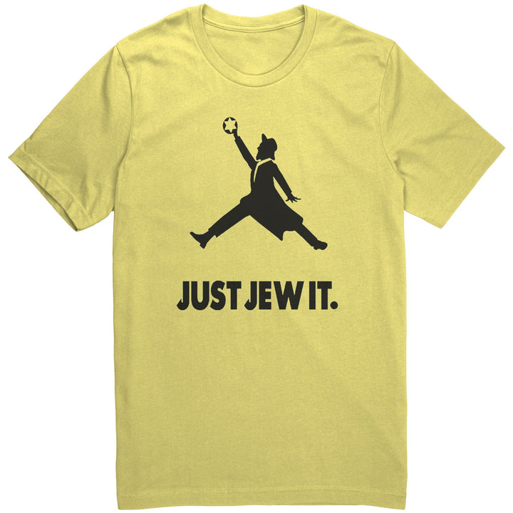 Just Jew It Sporty Shirt Tops Apparel Yellow S 