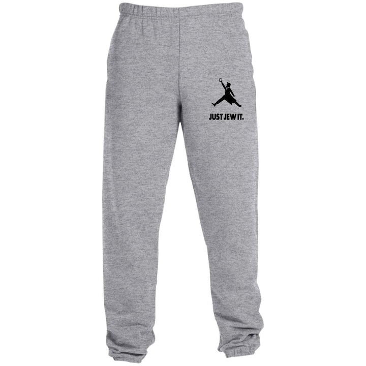 Just Jew It Sweatpants with Pockets Pants Oxford Grey S 