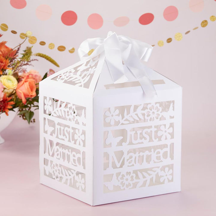 Just Married Birdcage Card Box Just Married Birdcage Card Box 