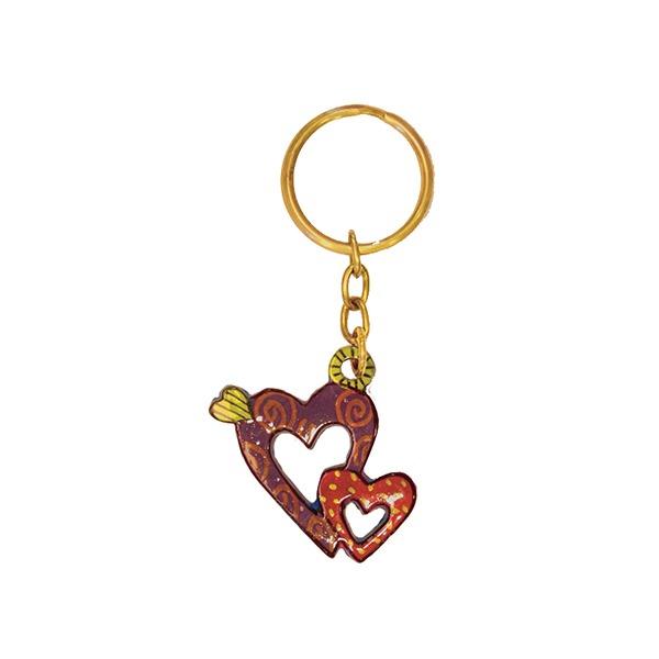 Key Chain Holder - Painted - Hearts 