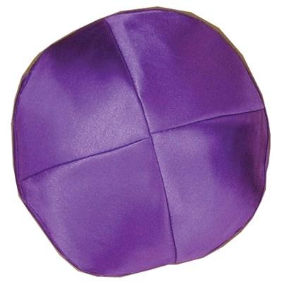 Kippah - Satin, Purple, Medium 