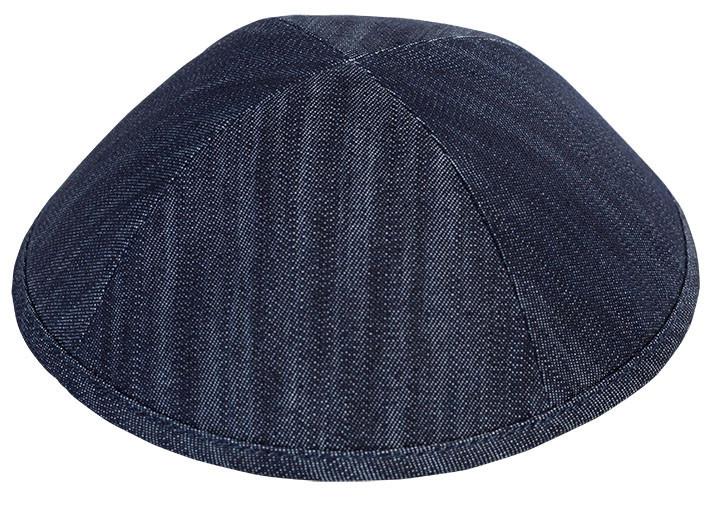 Kippahs In Denim Sold Individually. Navy 