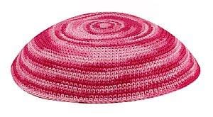 Knit Kippot - Pink 