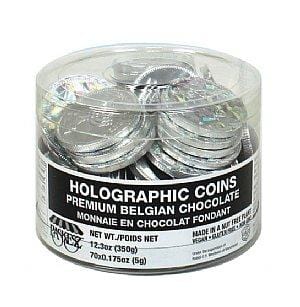 Large Hanukkah Coins - Nut-Free Non-Dairy - Tub of 70 