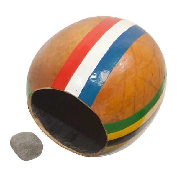 Large Painted Gourd, Stone Berimbau Accessories 