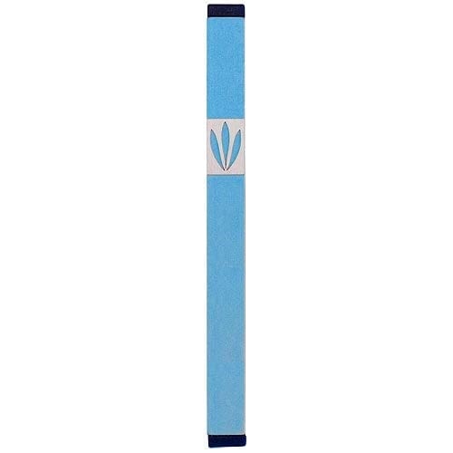 LEAVES SHIN MEZUZAH - XL Mezuzah Teal - MZ-220 