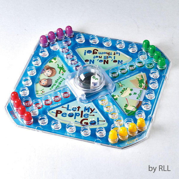"let My People Go" Passover Game, 10" X 10", Color Box PASSOVER, Pesach 