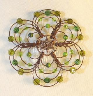 Lightweight Wire Kippah In All Designs & Colors Green Earth 