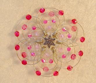 Lightweight Wire Kippah In All Designs & Colors Shades of Pink 