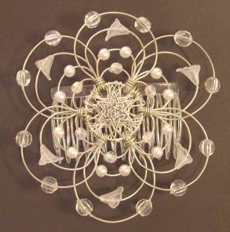 Lightweight Wire Kippah In All Designs & Colors Snow Lilies 