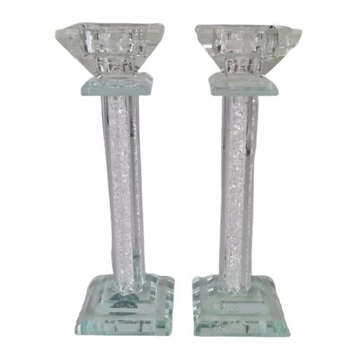 Lily Art - 10103-crystal candlestick with 20 cm Judaica Art Gifts 
