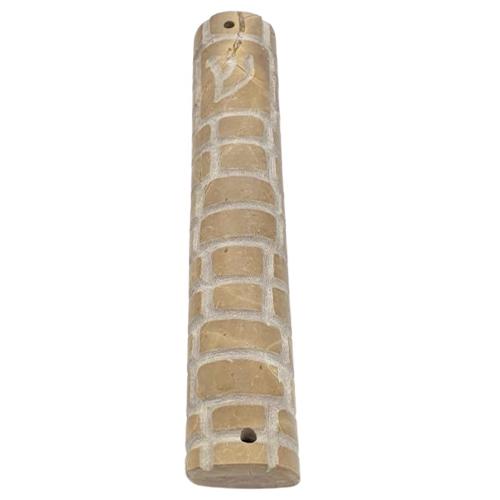 Lily Art - 15901-Natural marble mezuzah case light shade 15 cm Judaica Art Gifts 