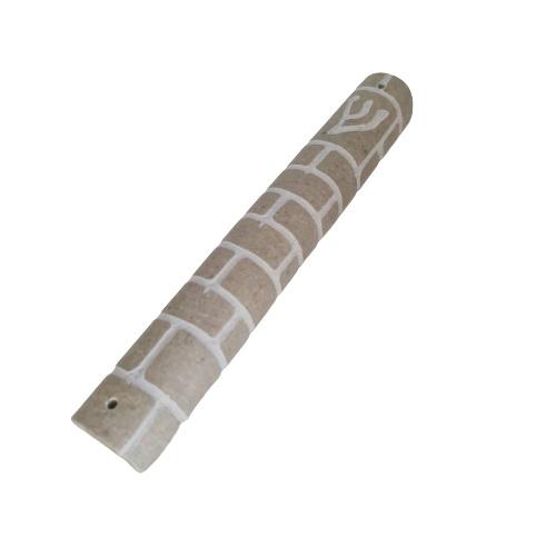 Lily Art - 20032-Natural marble mezuzah case 20 cm Judaica Art Gifts 