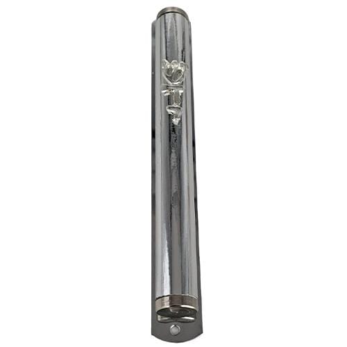 Lily Art - 3008-Silver mezuzah case, smooth back, 30 cm Judaica Art Gifts 