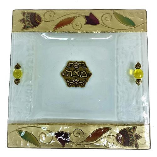 Lily Art - 50131 - Matzah tray - gold 30 c"m Judaica Art Gifts 