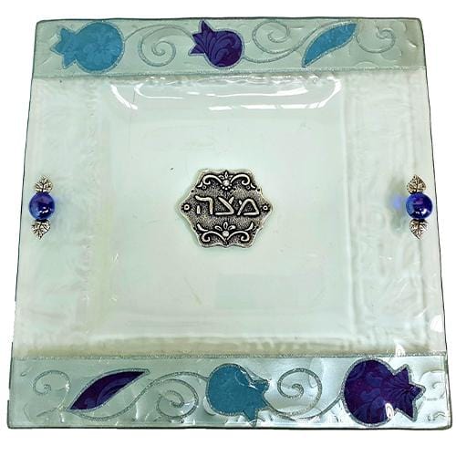 Lily Art - 50134 - Light Blue Violet Lace Pomegranate 30 c"m Judaica Art Gifts 