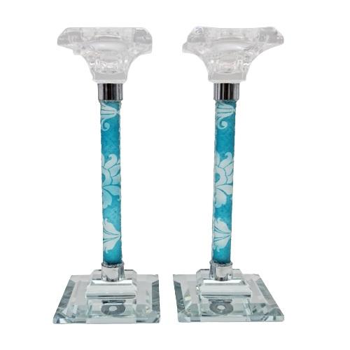 Lily Art - 80016-crystal candlestick with 20 cm Judaica Art Gifts 